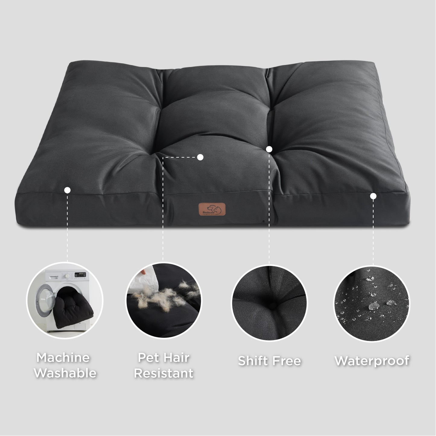 Plush Waterproof Dog Bed