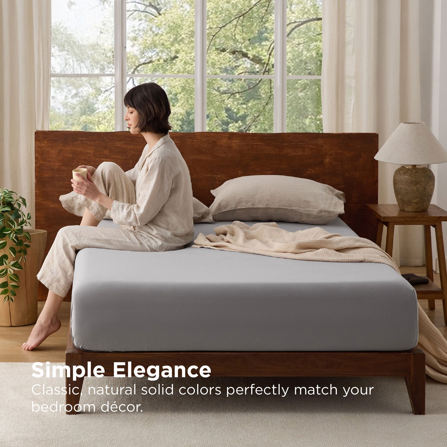 100% Cotton Jersey Fitted Sheet