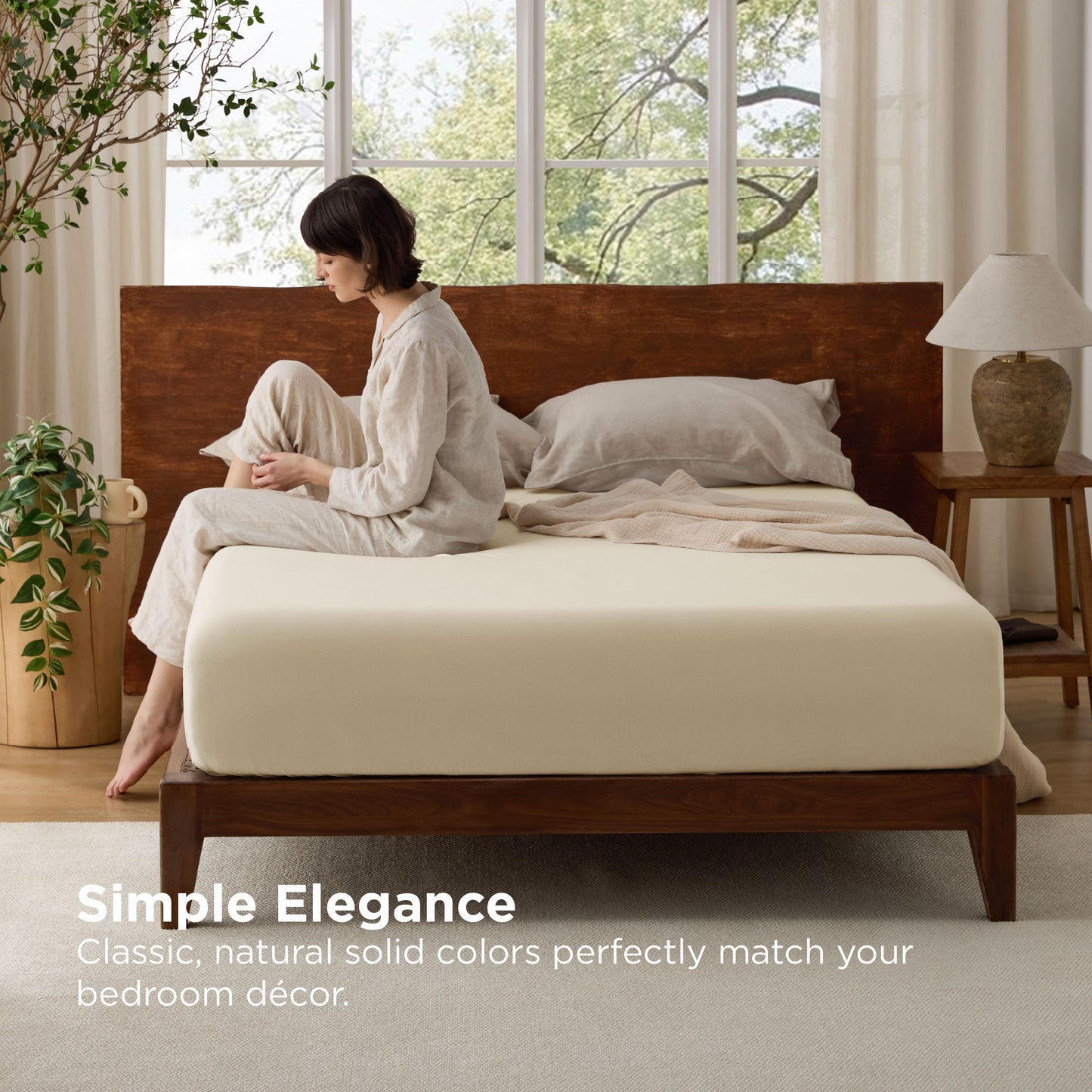 100% Cotton Jersey Fitted Sheet
