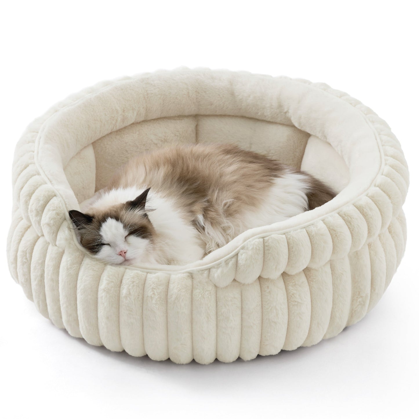 Double-Layer Faux Fur Pet Bed