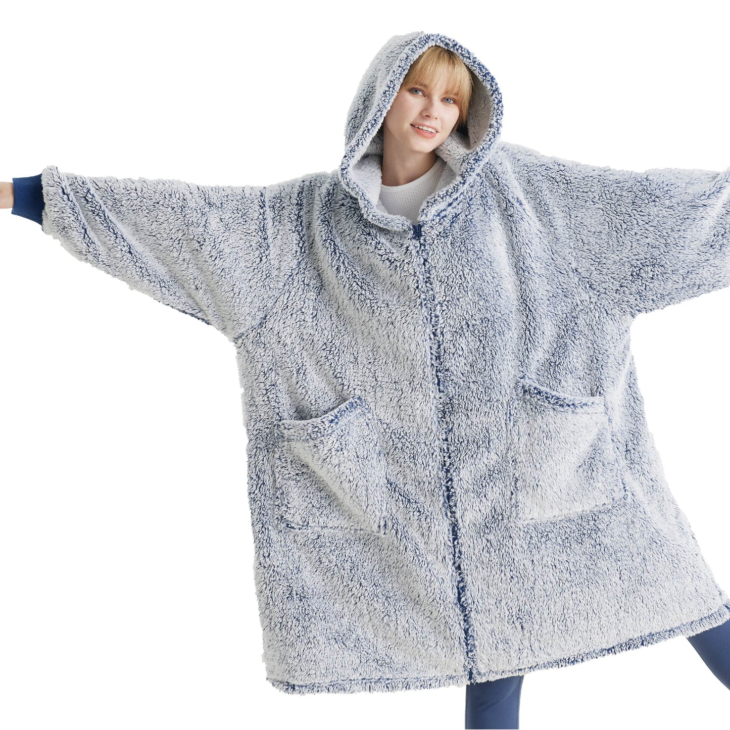 Sherpa Fleece Wearable Blanket