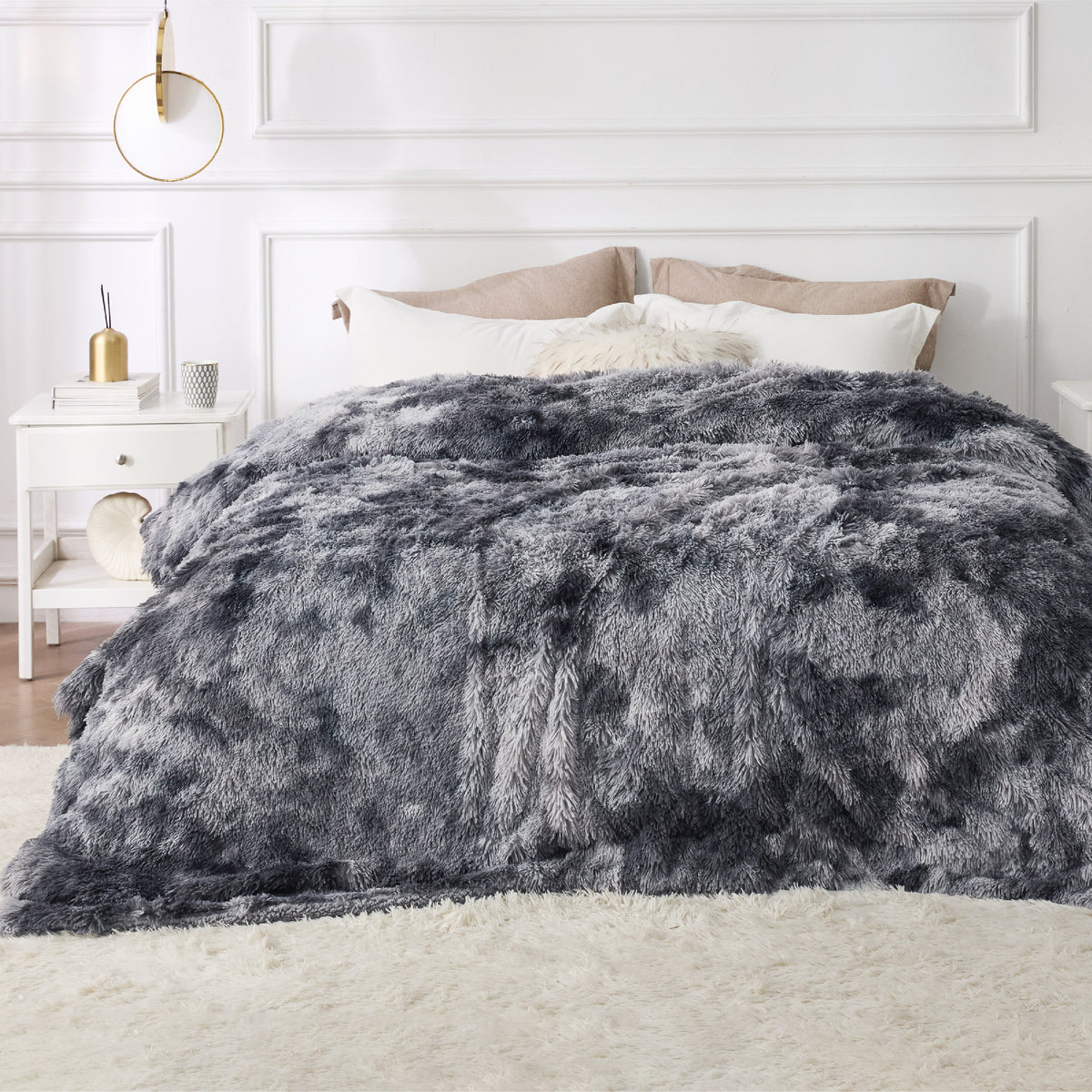 Fuzzy Faux Fur Blanket