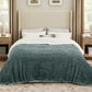 Acquard Stripes Shaggy Sherpa Blanket