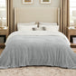 Acquard Stripes Shaggy Sherpa Blanket