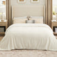 Acquard Stripes Shaggy Sherpa Blanket