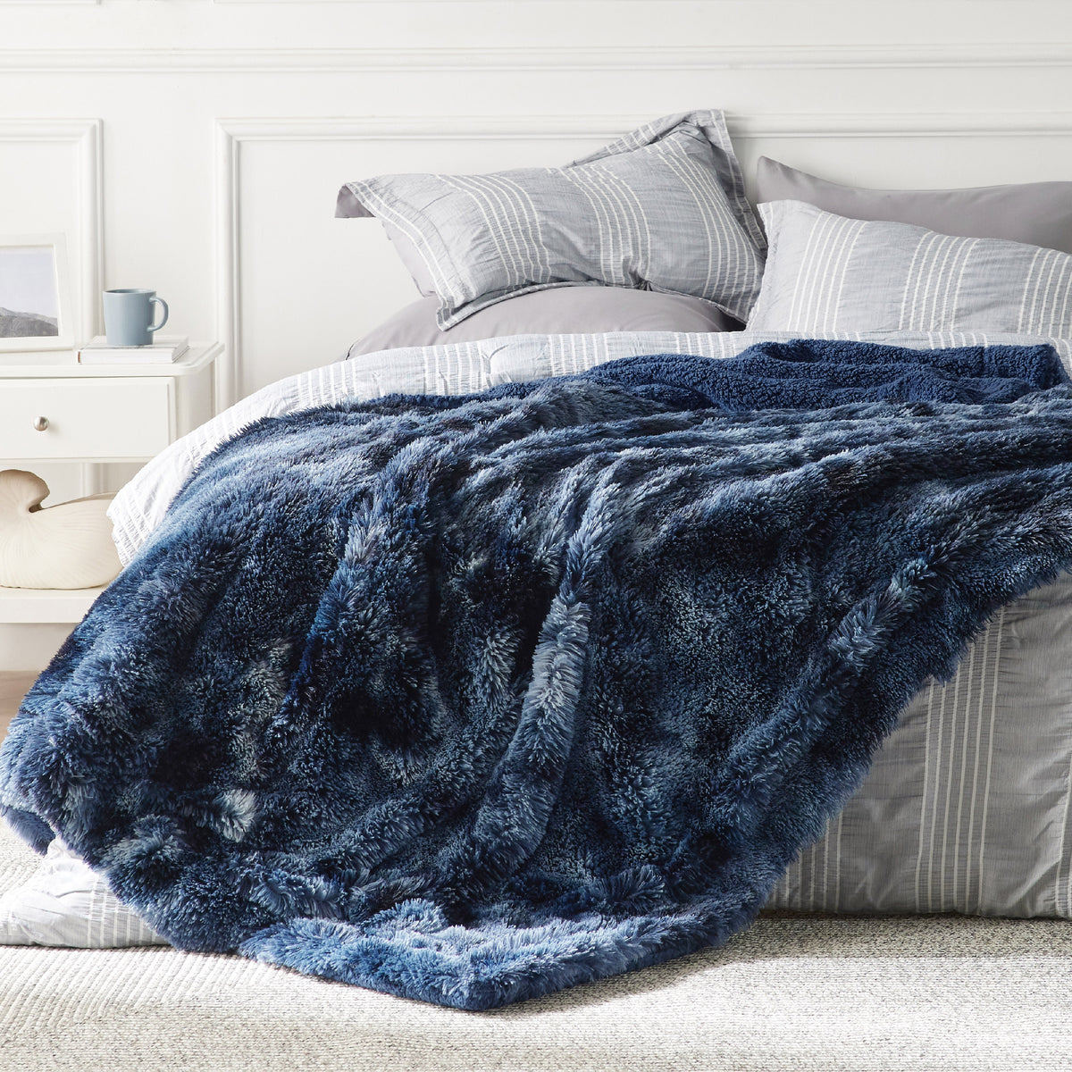 Fuzzy Faux Fur Blanket