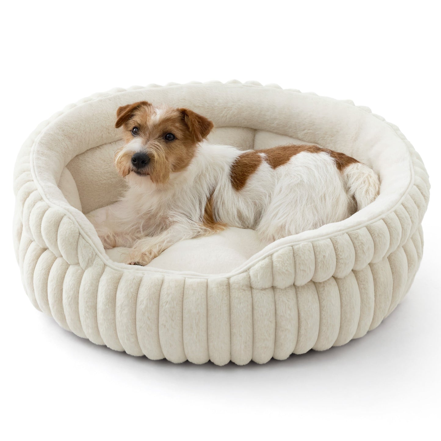 Double-Layer Faux Fur Pet Bed