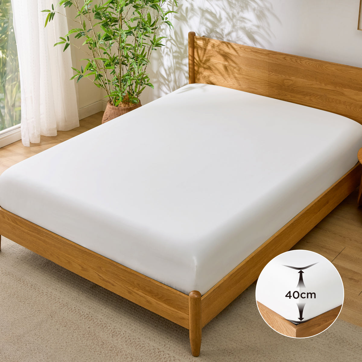 Rayon Derived from Bamboo Fitted Sheet