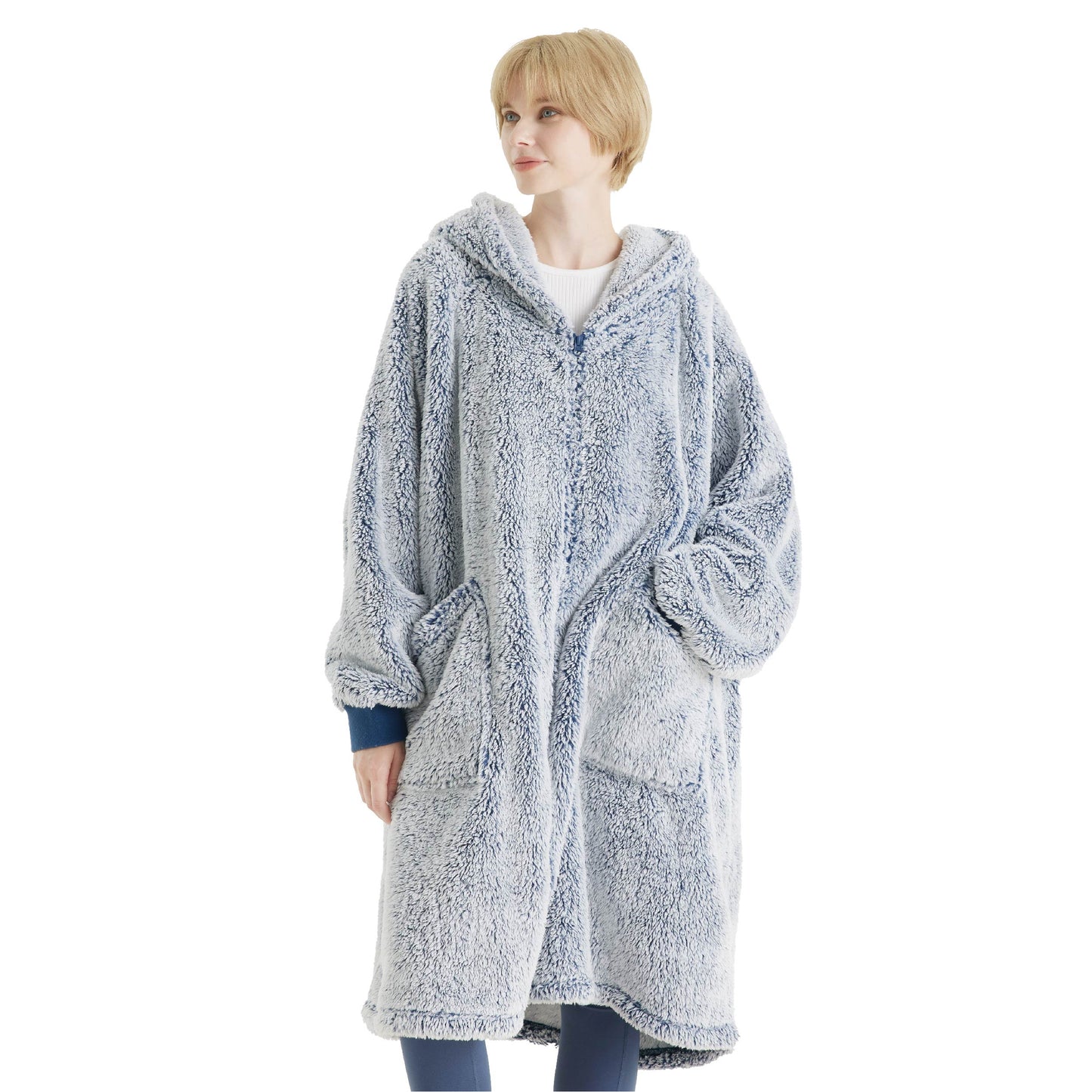 Sherpa Fleece Wearable Blanket