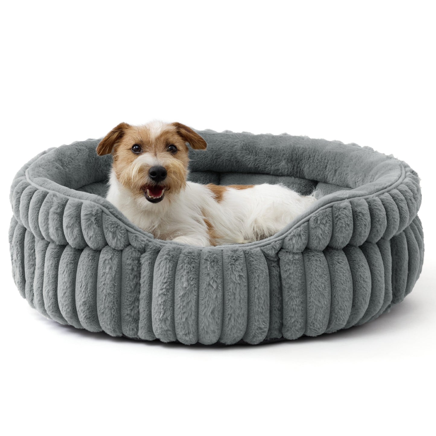 Double-Layer Faux Fur Pet Bed