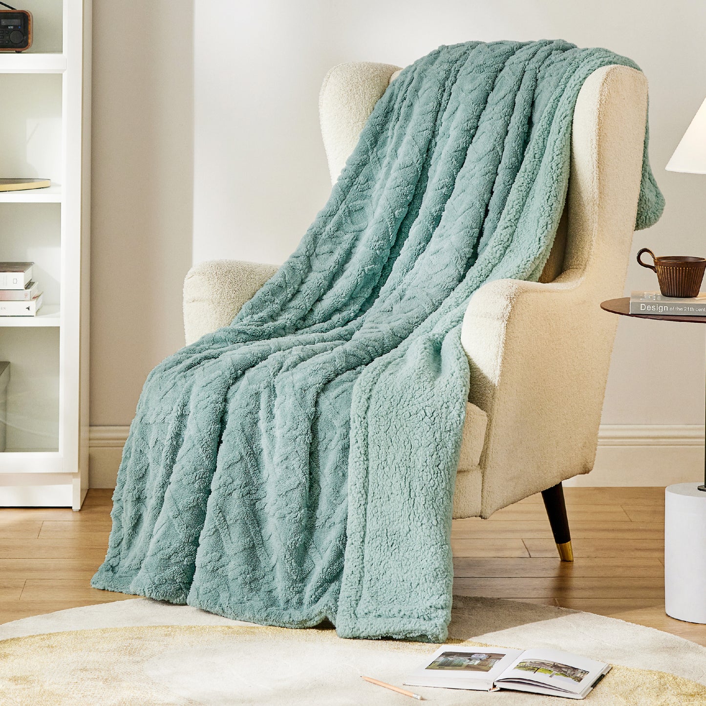 Sherpa Throw Blanket For Couch
