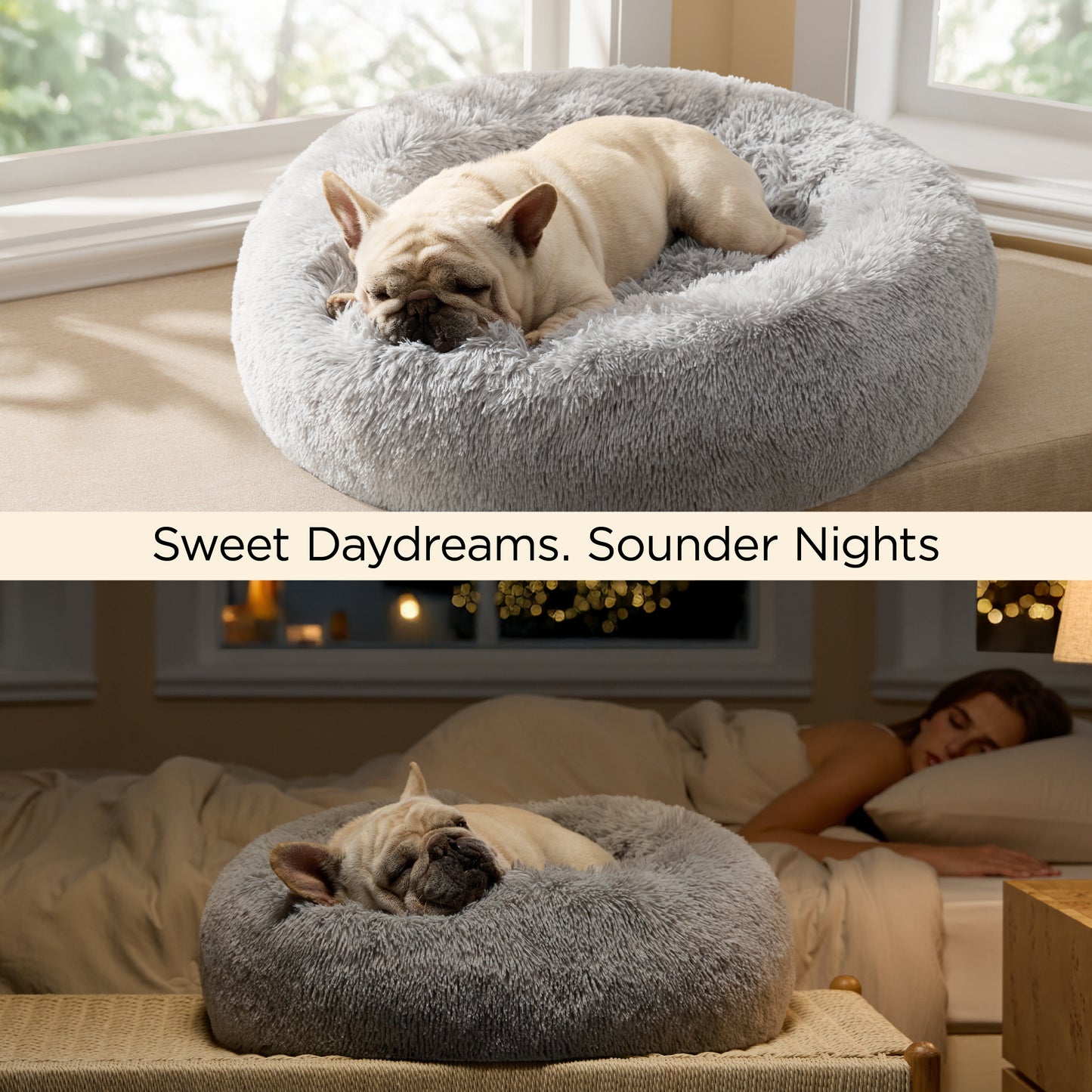 Cat Bed-Solid PV Fleece