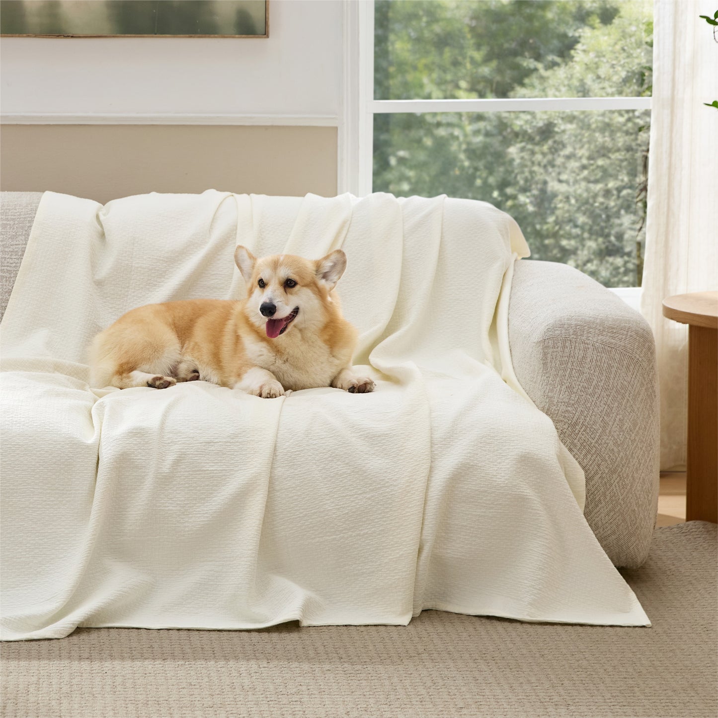 Diamond Weave Cotton Blanket