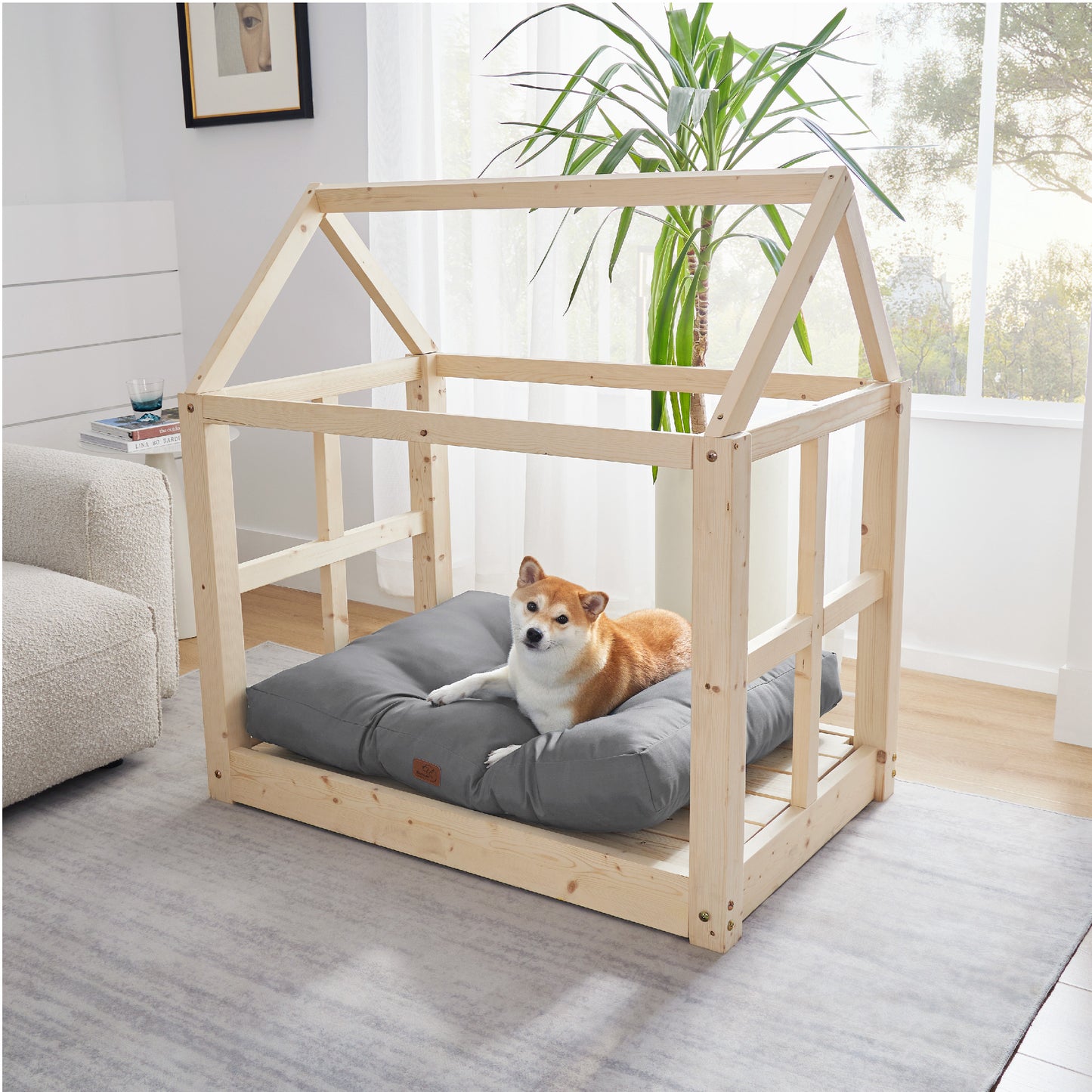 Plush Waterproof Dog Bed