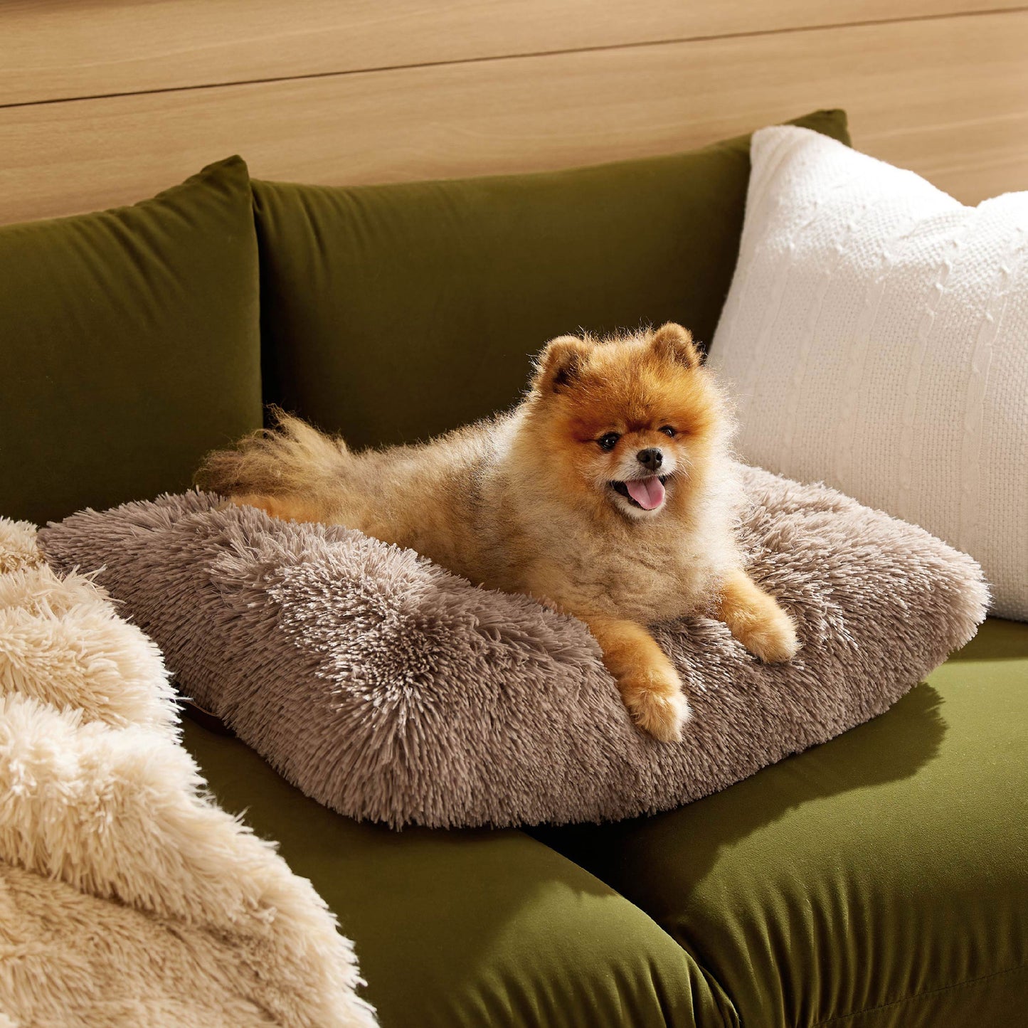 Faux Fur Pet Bed
