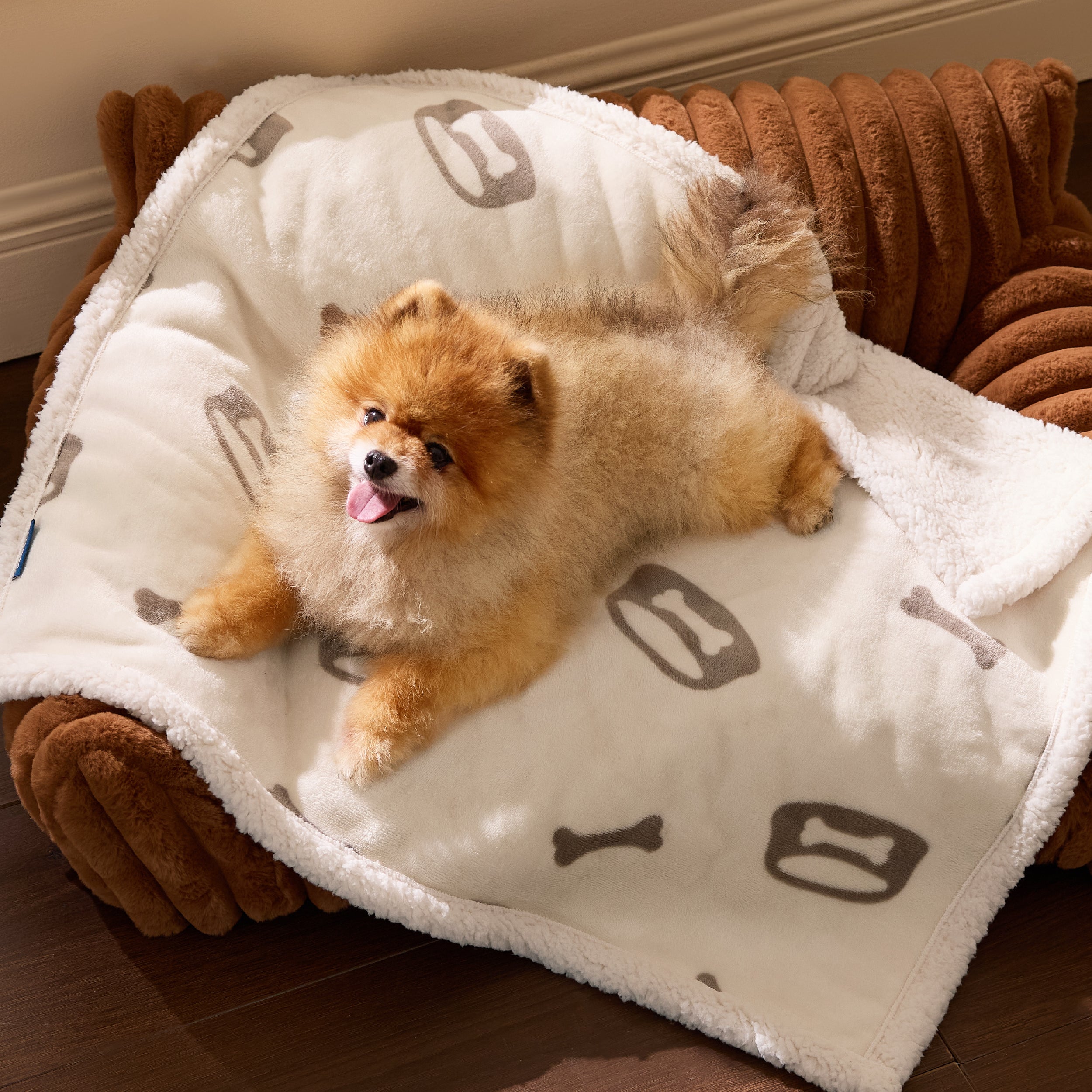 Reversible Waterproof Sherapa Blanket