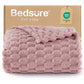 Textured Bubble Flannel Fleece Blanket