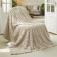Textured Bubble Flannel Fleece Blanket