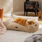 Corduroy Fleece Pet Couch
