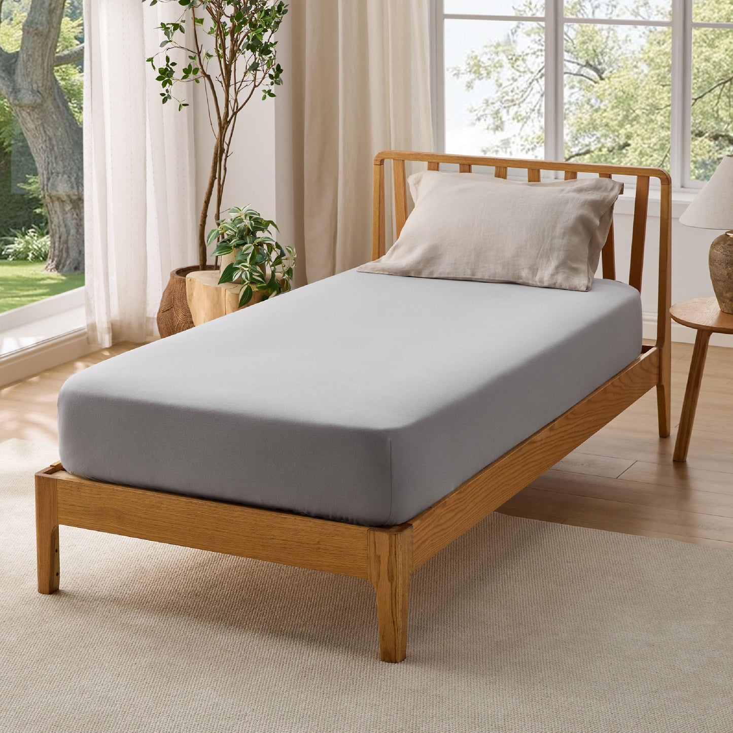 100% Cotton Jersey Fitted Sheet