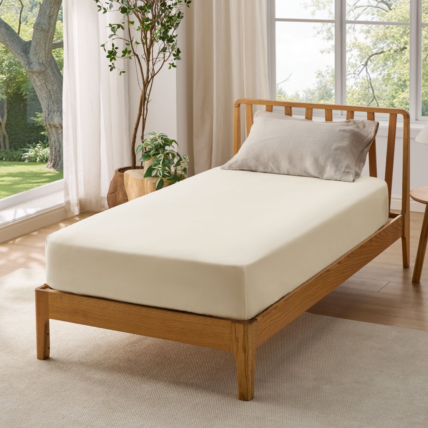100% Cotton Jersey Fitted Sheet