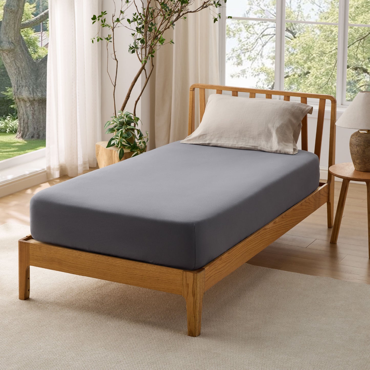 100% Cotton Jersey Fitted Sheet