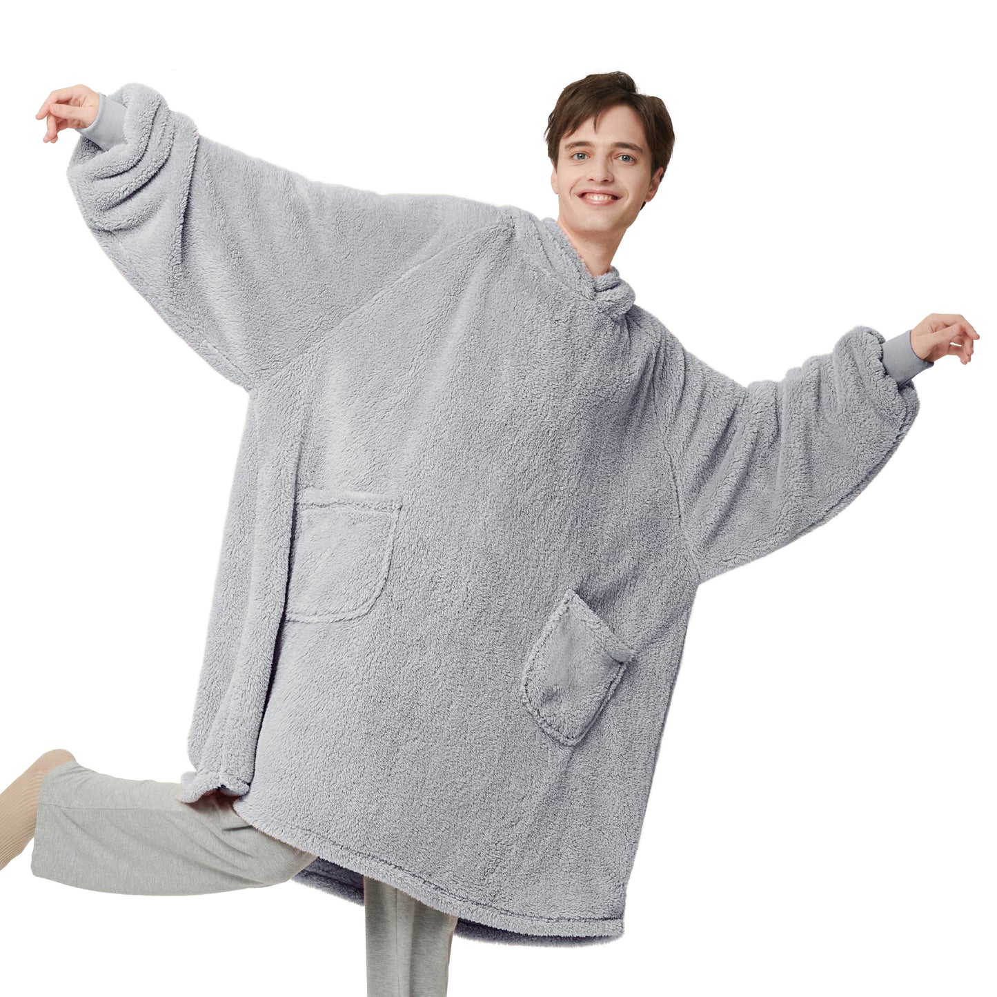 Shaggy Sherpa Wearable Blanket
