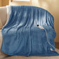 Solid Flannel Heated Blanket