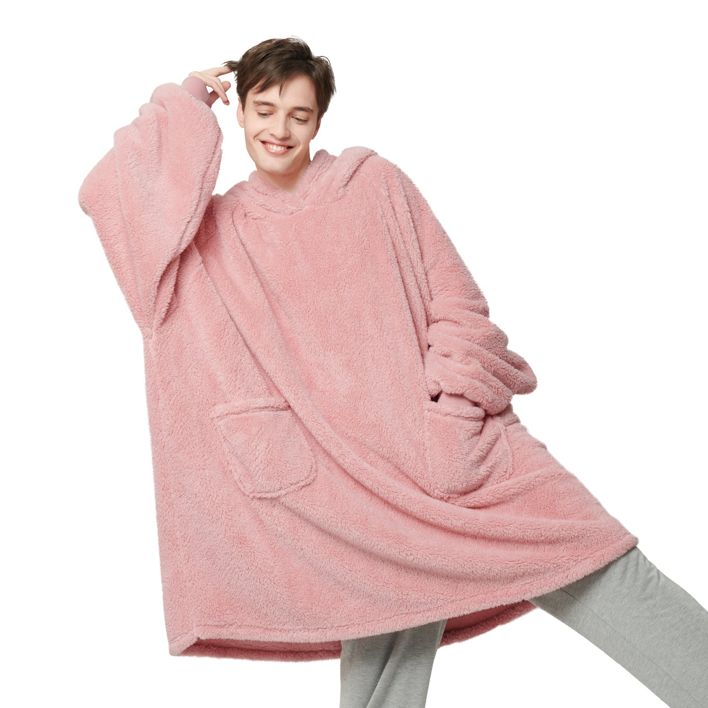 Shaggy Sherpa Wearable Blanket