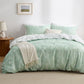 Patterned Polyester Microfiber Duvet Cover Set