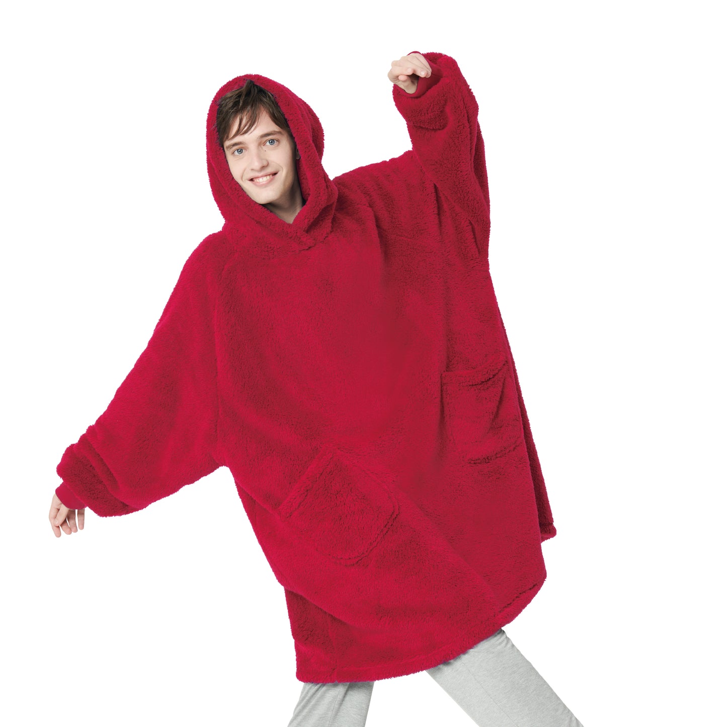 Shaggy Sherpa Wearable Blanket