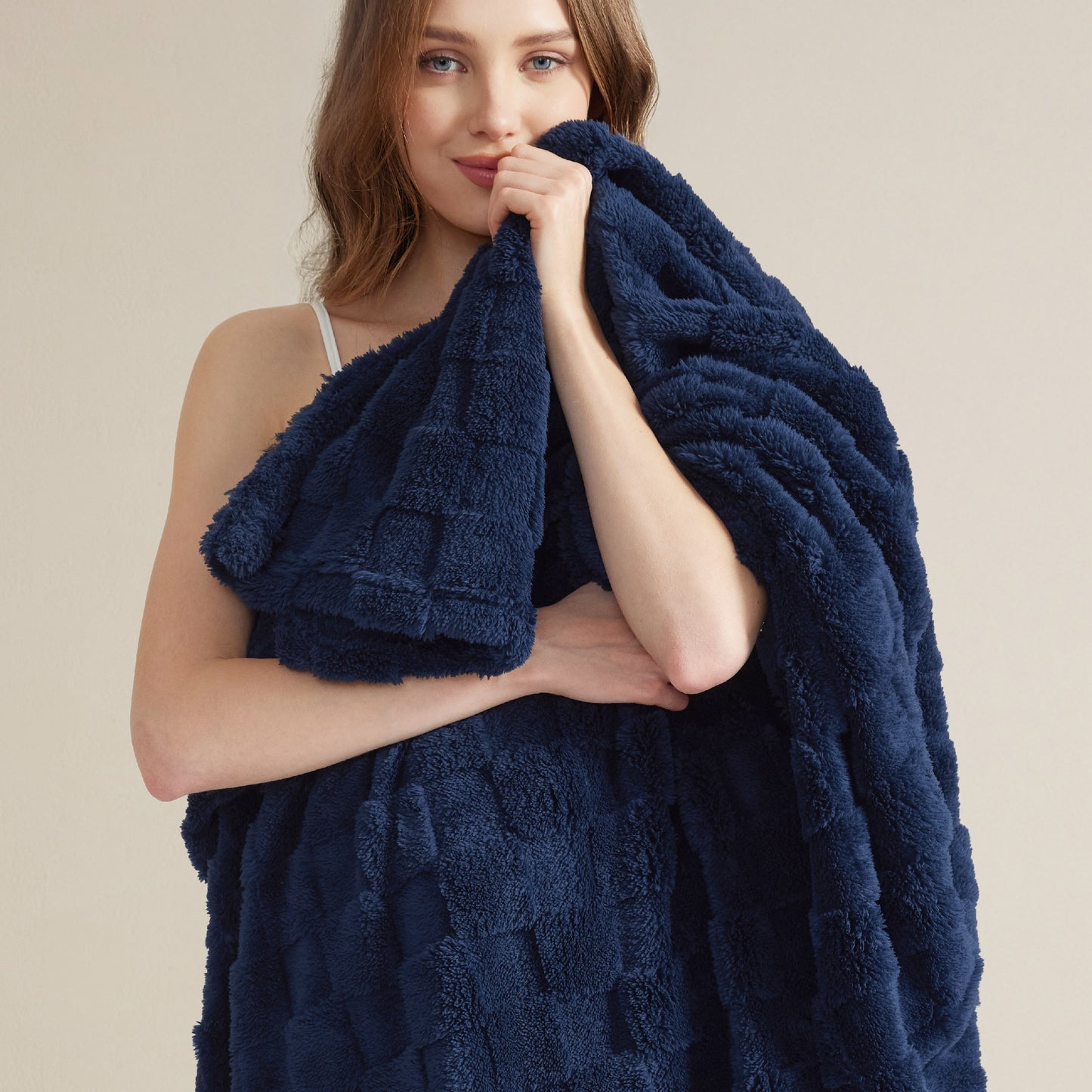 Jacquard Shaggy Sherpa Blanket