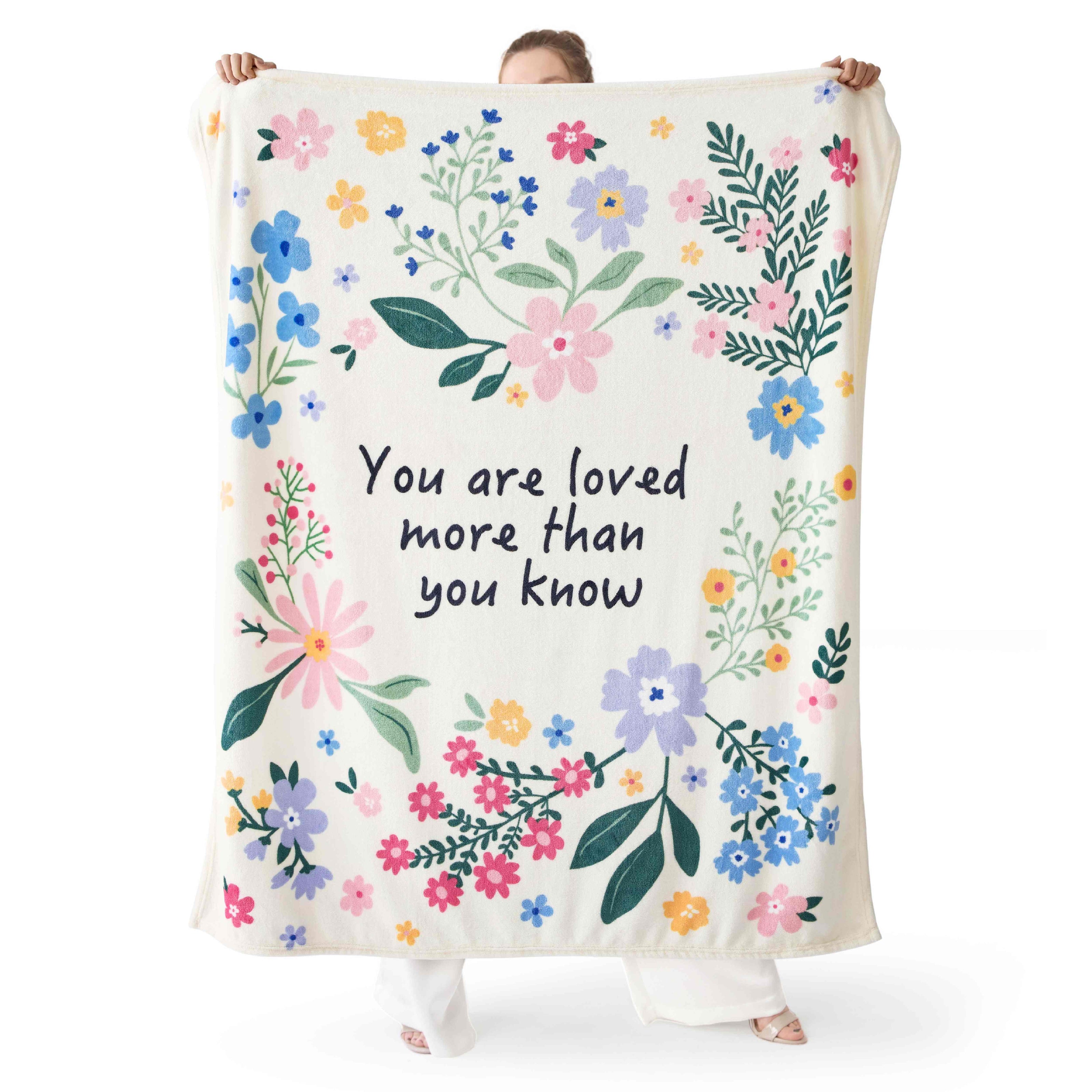 Printed Flannel Fleece Gift Blanket