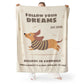 Printed Flannel Fleece Gift Blanket