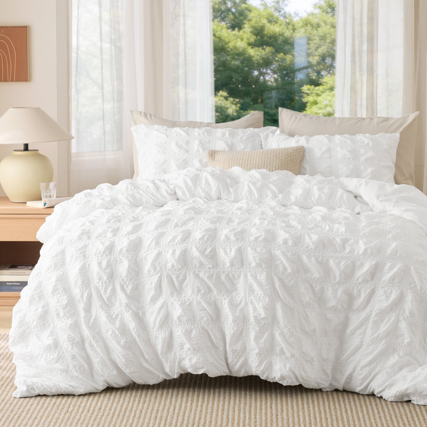 Seersucker Duvet Cover Set