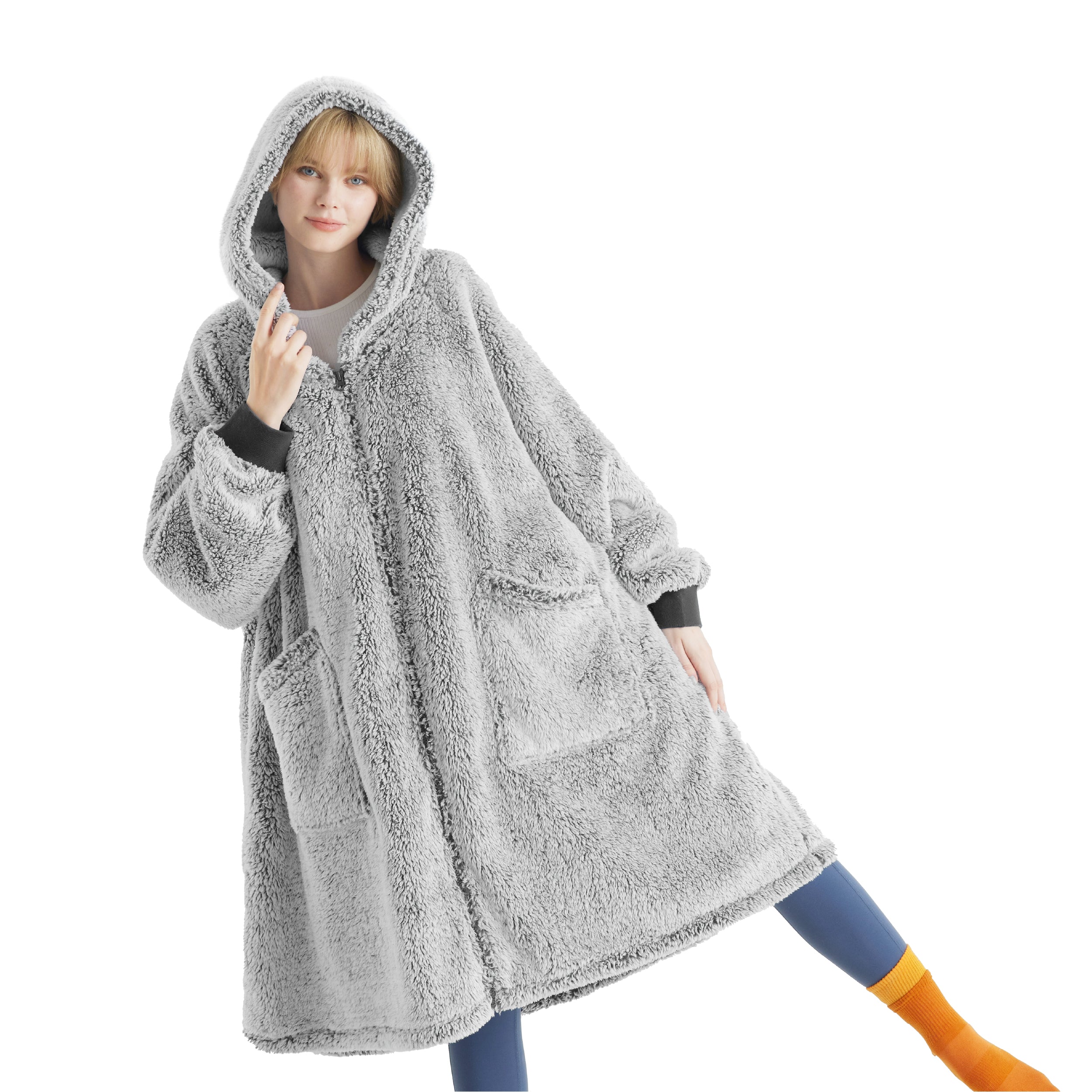 Sherpa Fleece Wearable Blanket