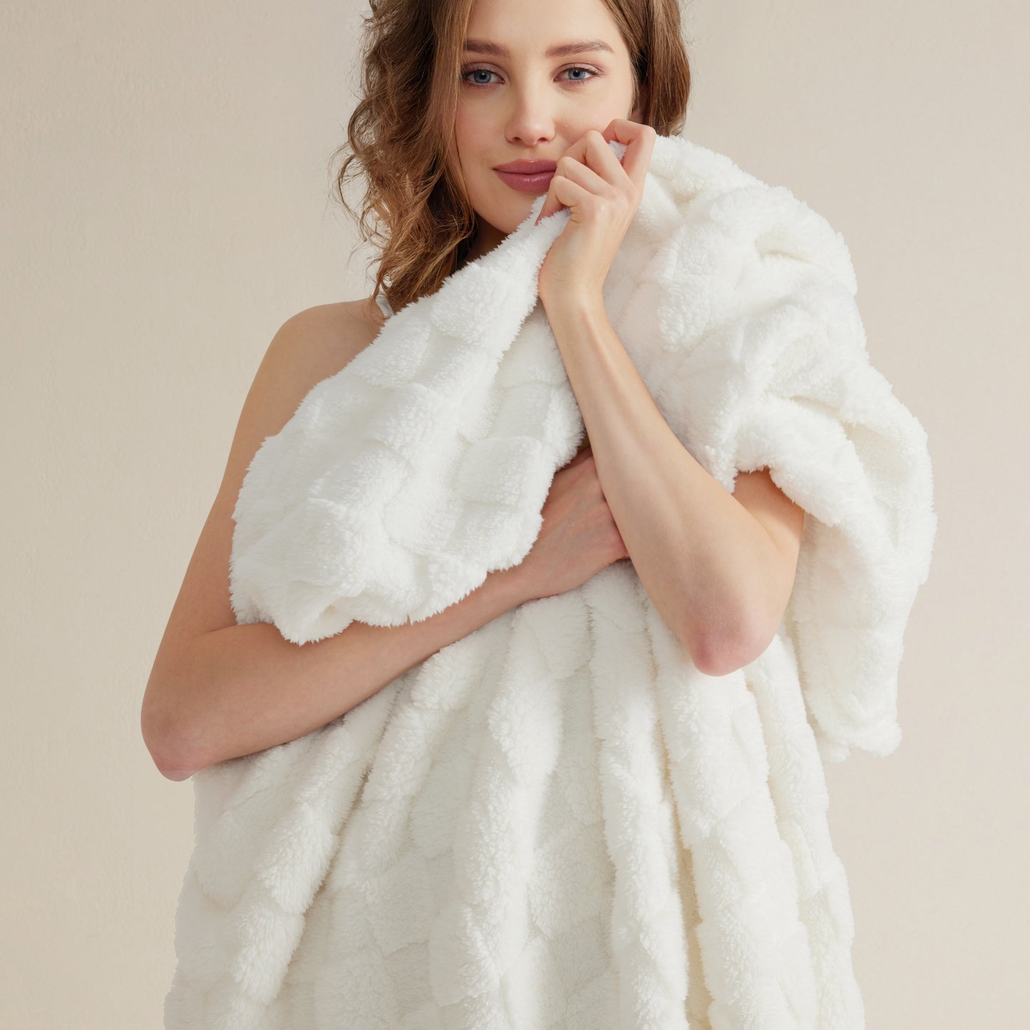 Jacquard Shaggy Sherpa Blanket