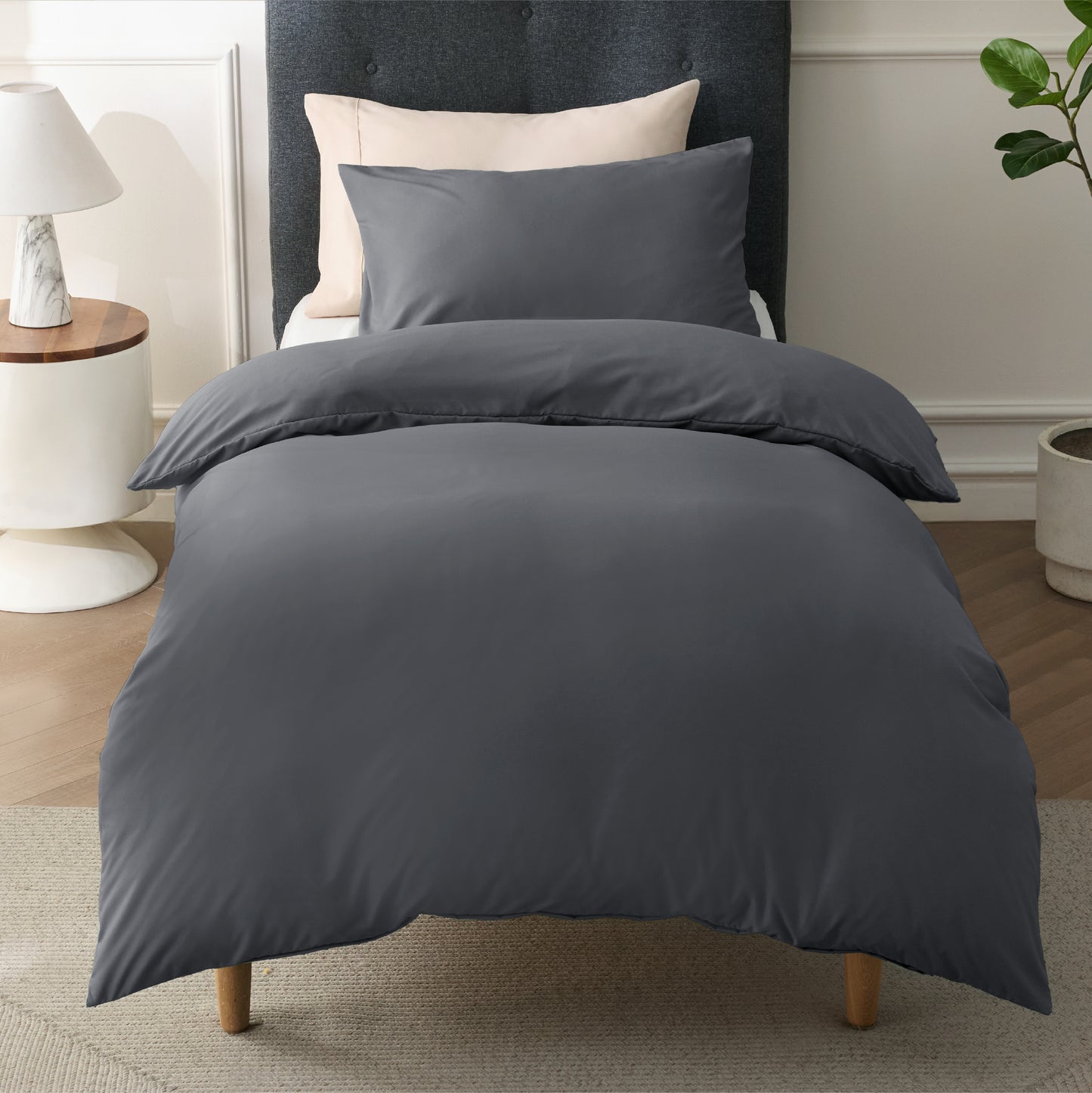 Brushed Polyester Microfiber Duvet Cover Set