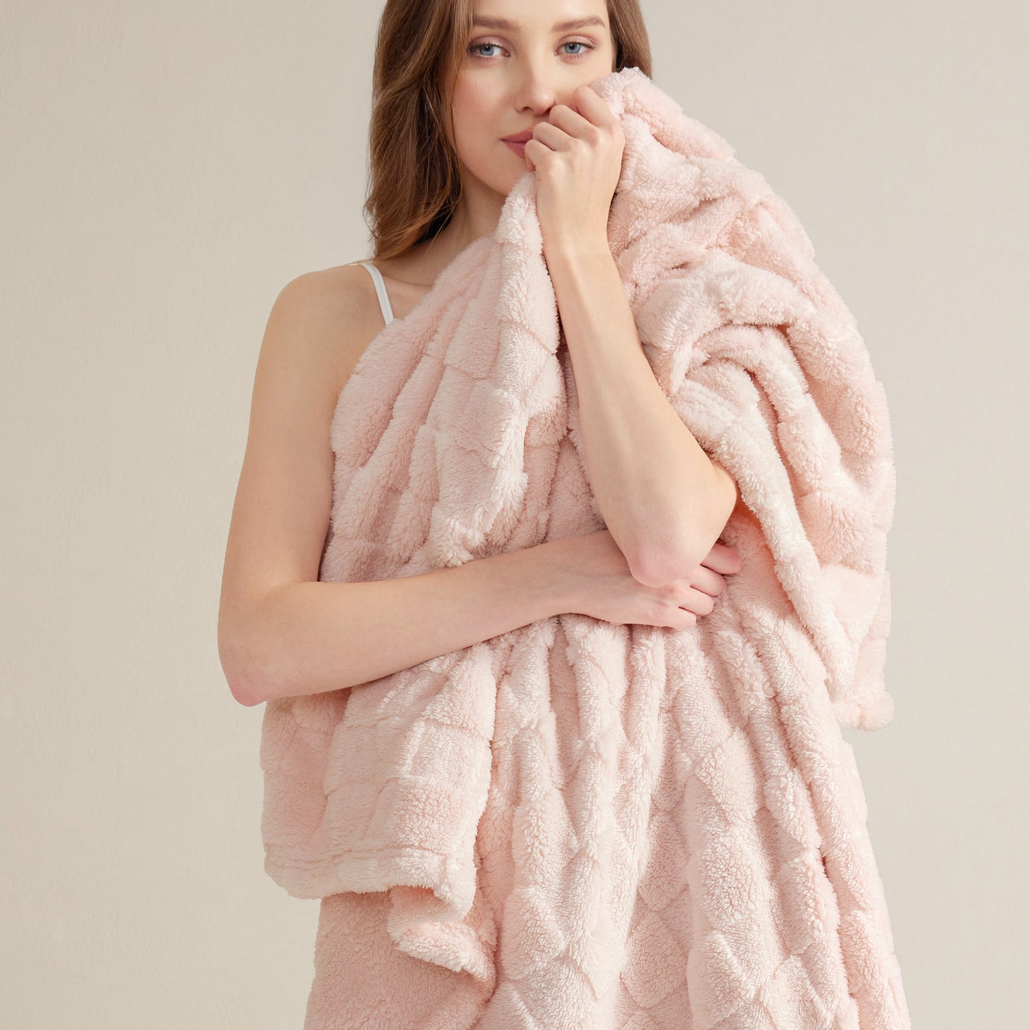 Jacquard Shaggy Sherpa Blanket