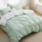Patterned Polyester Microfiber Duvet Cover Set