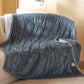 GentleSoft® Ribbed Flannel Heated Blanket
