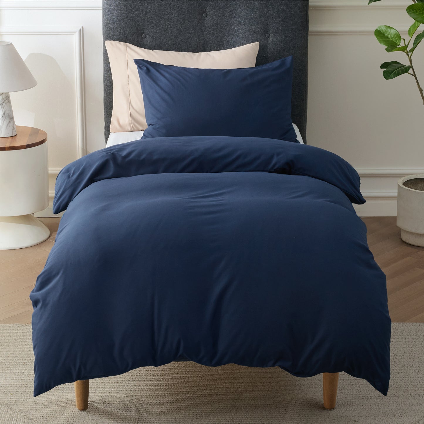 Brushed Polyester Microfiber Duvet Cover Set