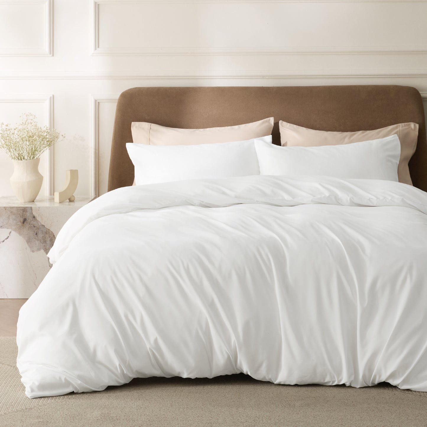 Brushed Polyester Microfiber Duvet Cover Set