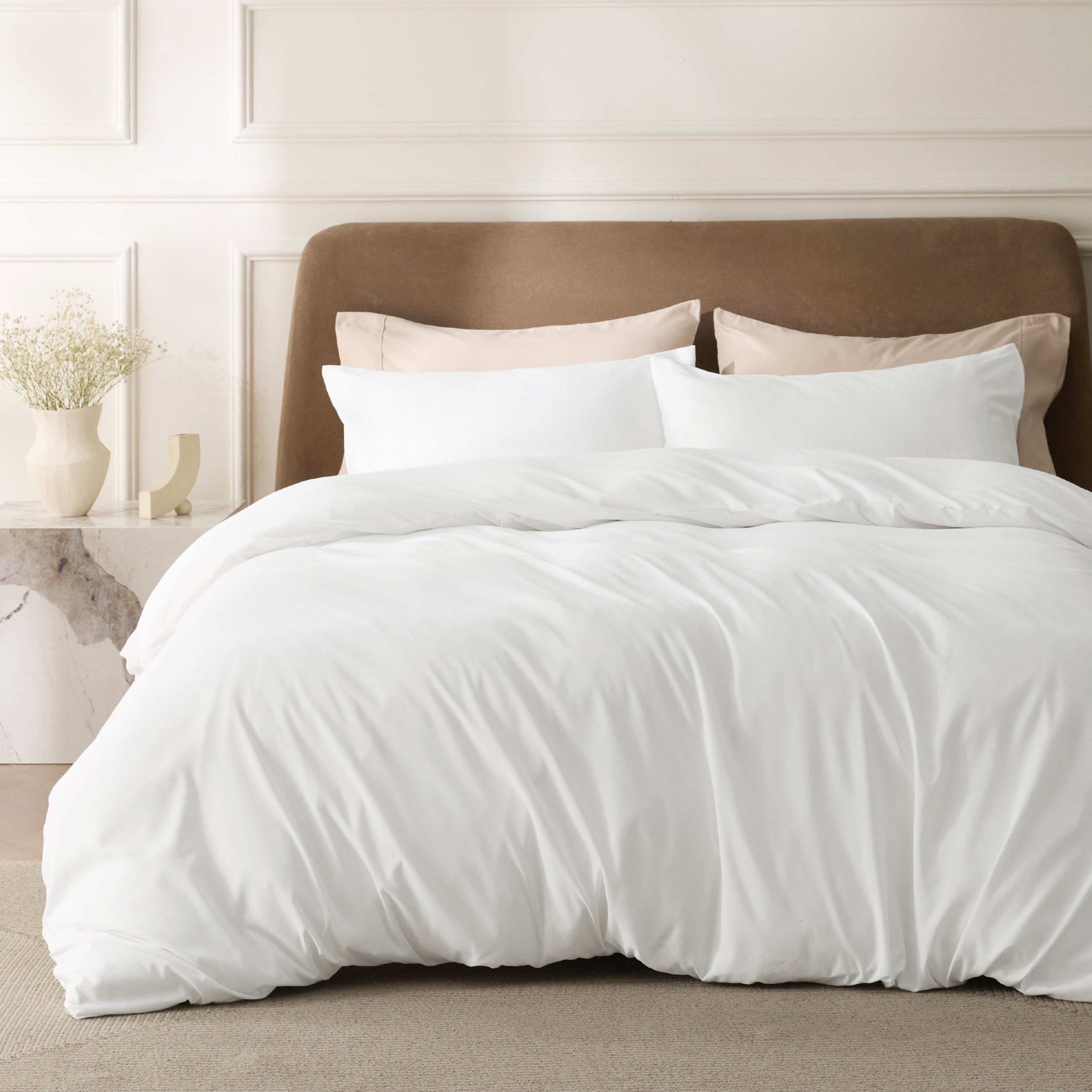Brushed Polyester Microfiber Duvet Cover Set