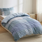 Patterned Polyester Microfiber Duvet Cover Set
