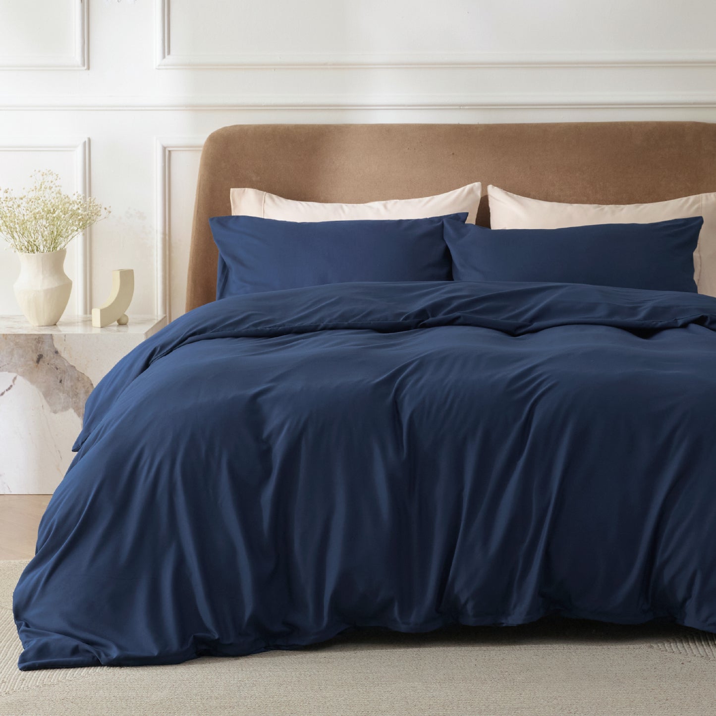 Brushed Polyester Microfiber Duvet Cover Set