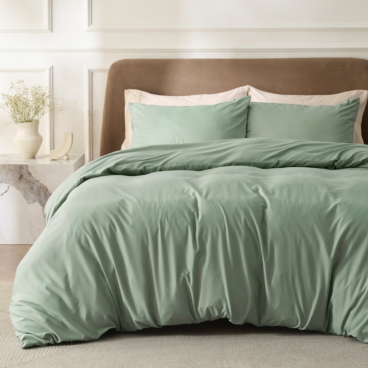 Brushed Polyester Microfiber Duvet Cover Set