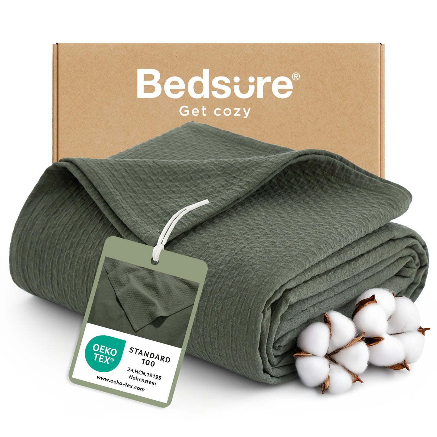 Diamond Weave Cotton Blanket