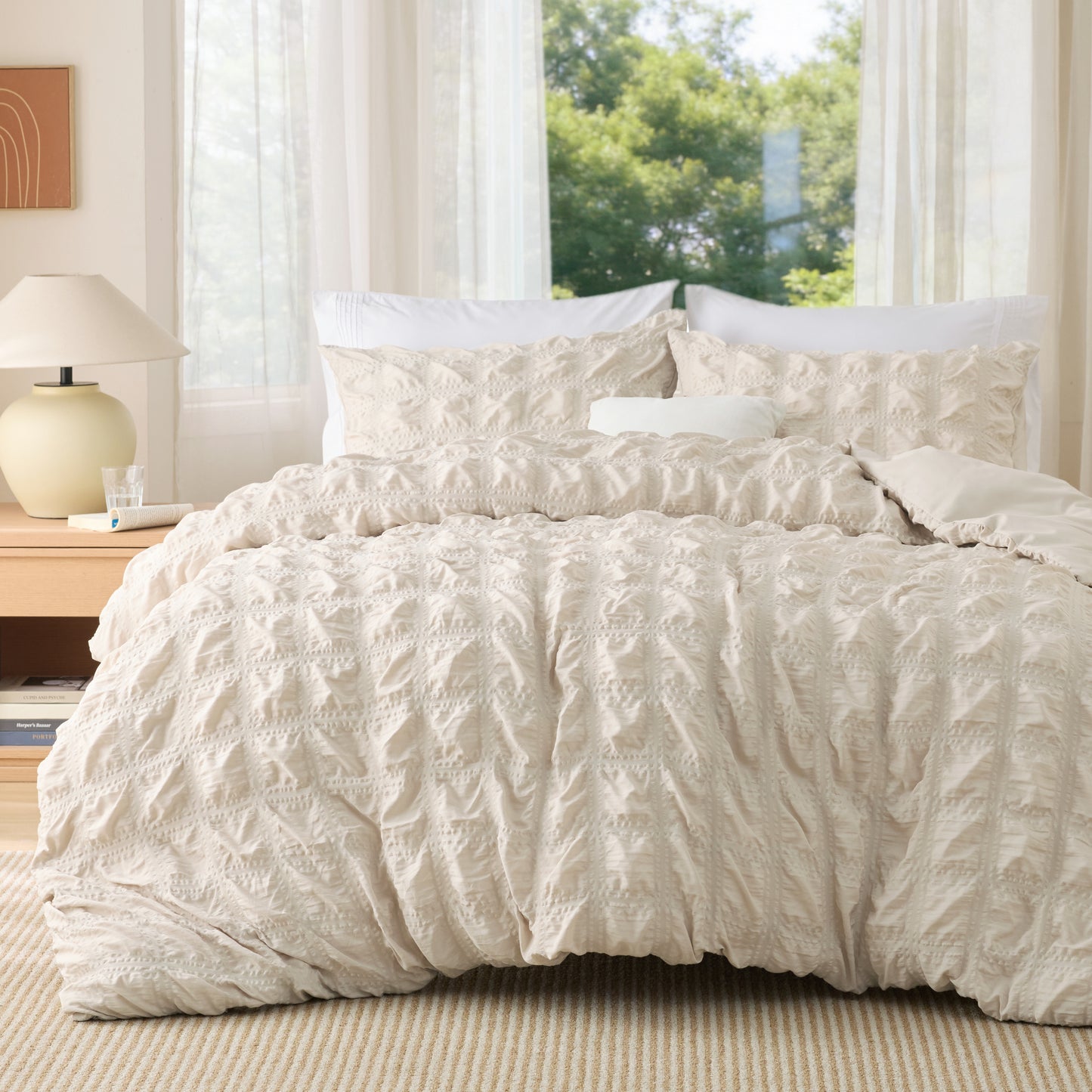 Seersucker Duvet Cover Set