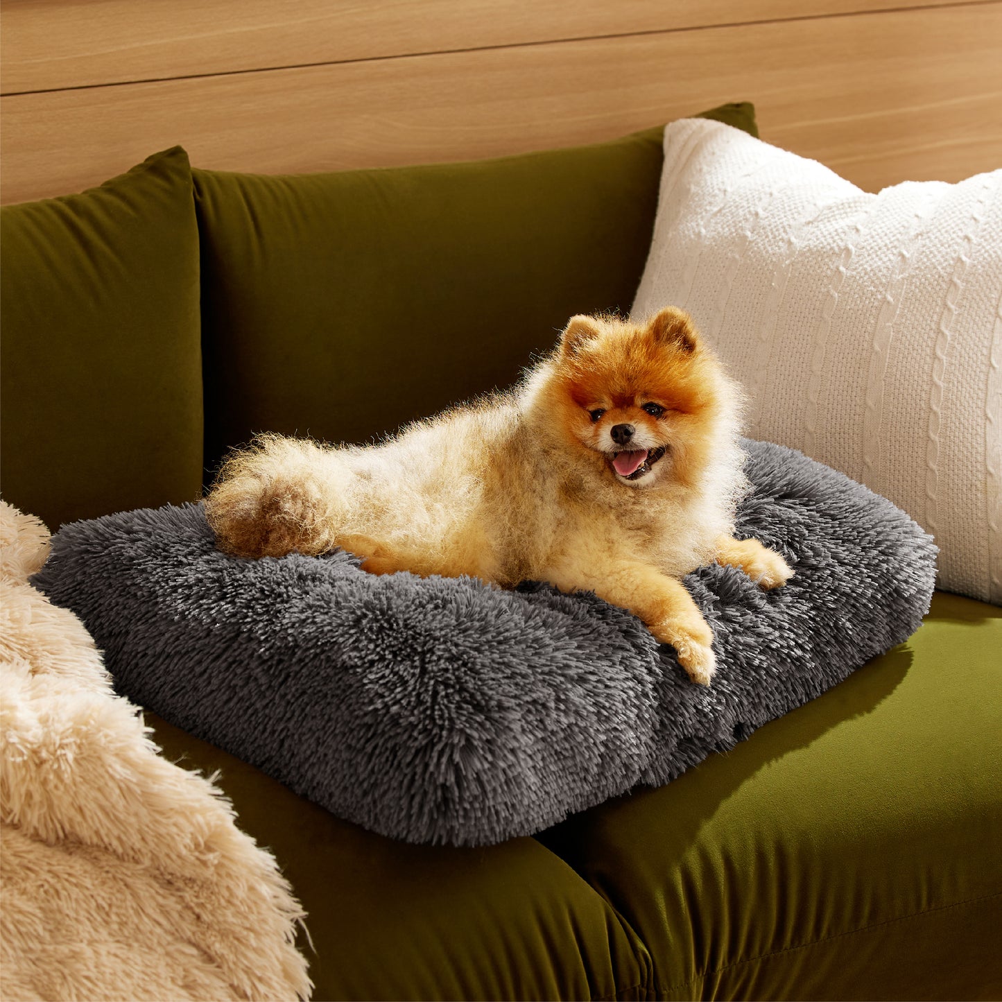 Faux Fur Pet Bed